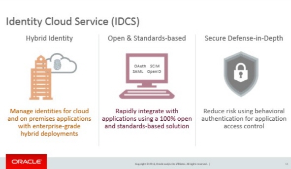 oracle IDCS