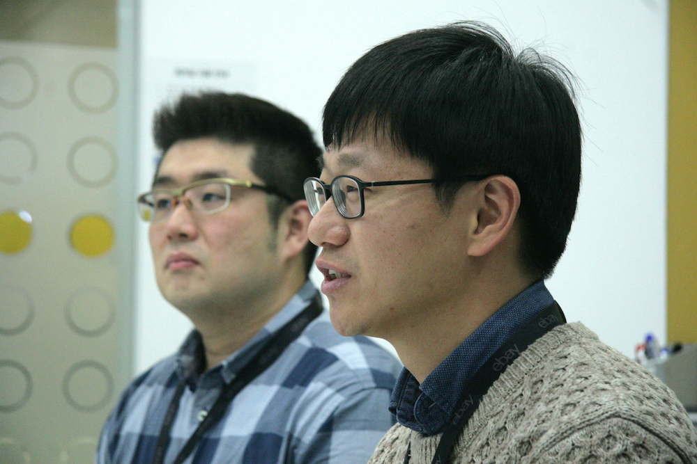 김정남, 김순석 차장(왼쪽부터)