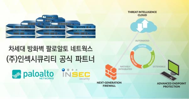 차세대방화벽에 악성코드 검증기술 결합…인섹시큐리티, 팔로알토 제품 연동·공급