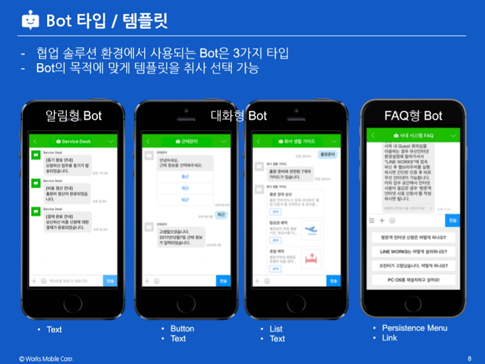 “오늘 구내식당 메뉴 뭐야?”…라인웍스에 물어보세요