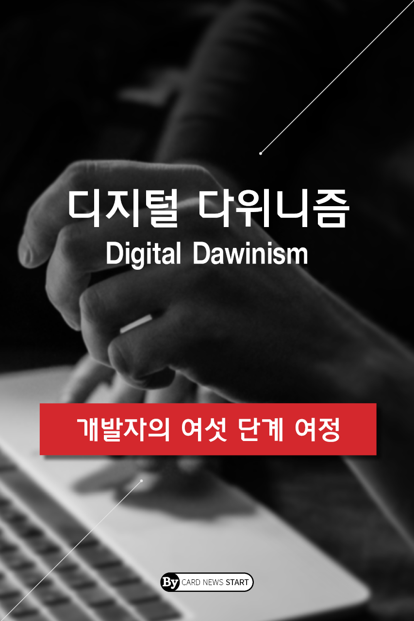 [카드뉴스] 디지털 다위니즘을 향한 개발자의 여섯 계단