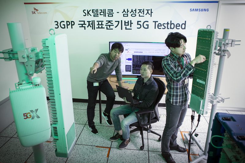 SK텔레콤, 삼성전자 상용 장비로 ‘5G 퍼스트콜’ 성공