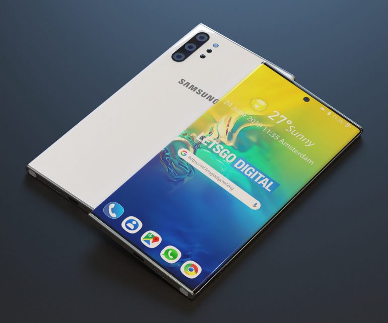 갤럭시 노트 10 유출 렌더링, S10과는 다르다