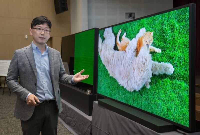 LG vs. 삼성 8K TV 디스전 홀리십 드랍더빗 – 삼성편