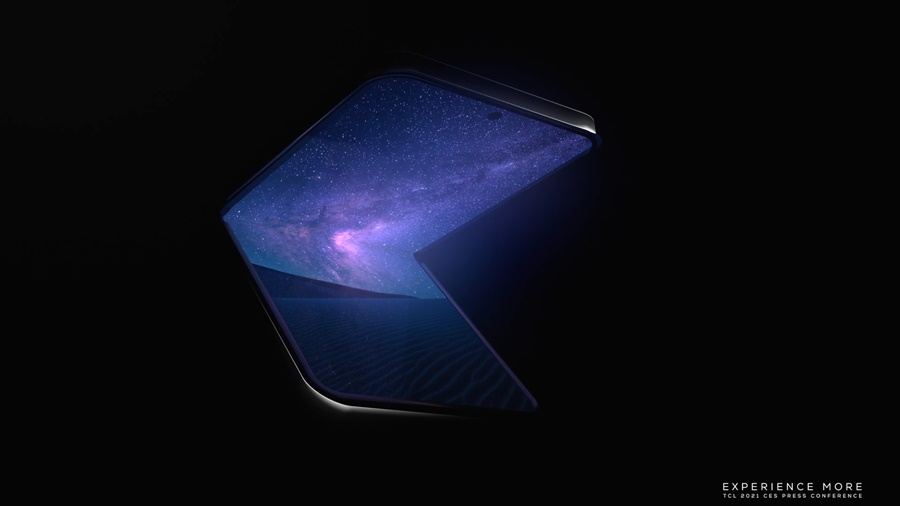 [CES 2021] TCL 롤러블 스마트폰과 어명 디스플레이
