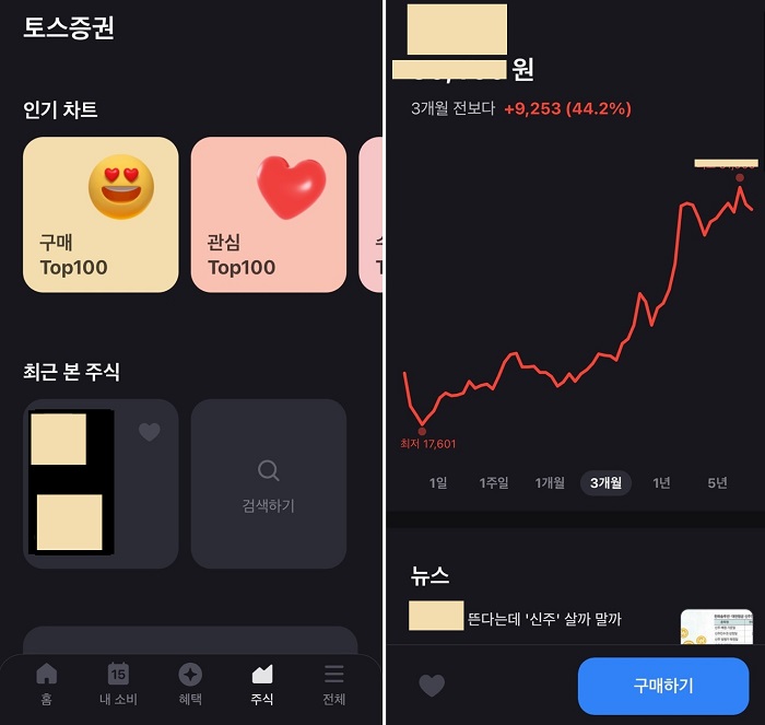 [리뷰] 주알못, 토스증권으로 주식 도전하다