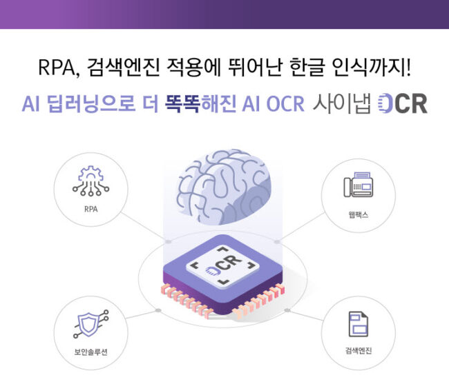 사이냅소프트, AI 기반 사이냅 OCR 사업 속도