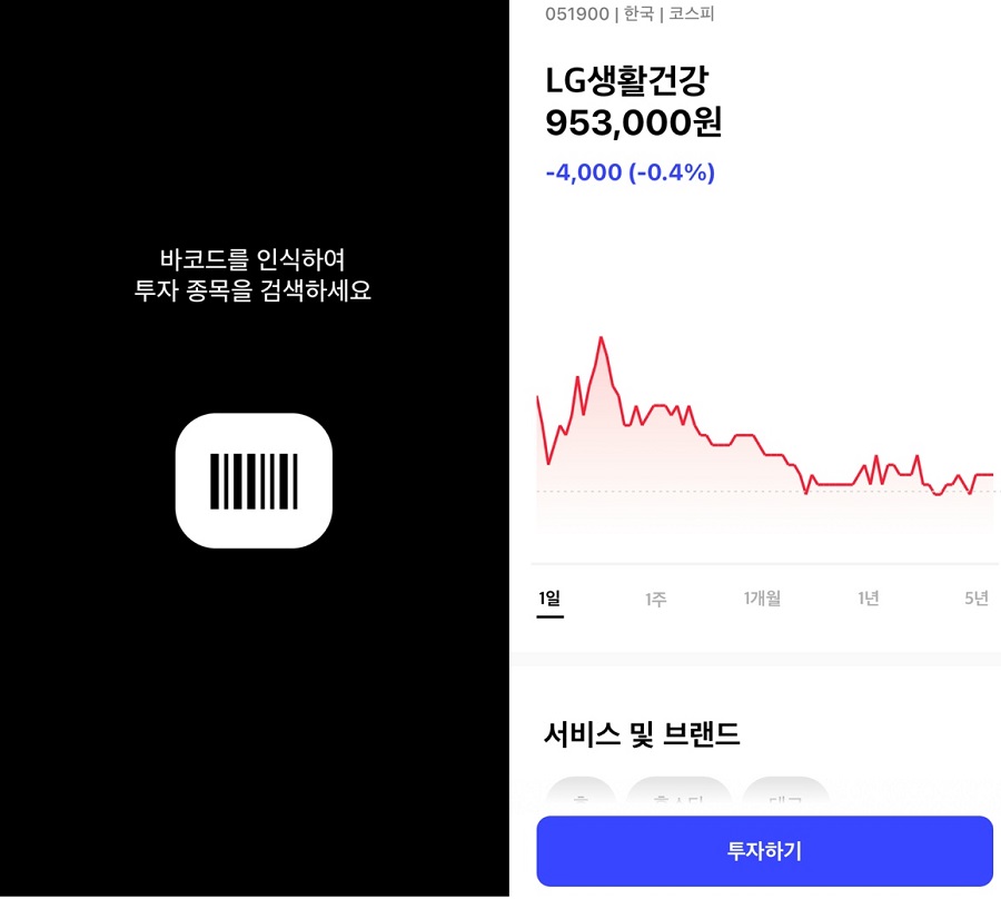 [리뷰] “바코드 찍으니 종목 추천” 이색 마이데이터