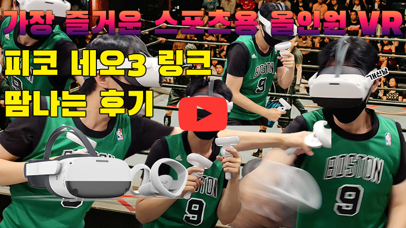 [까다로운 리뷰] 통증 없는 올인원 VR, 피코 네오3 링크