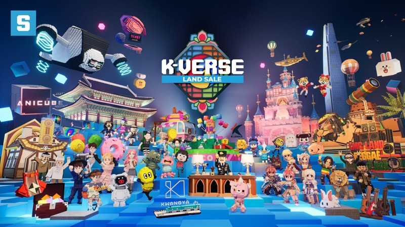 더 샌드박스, 17개 파트너사와 ‘케이버스(K-verse)’ 랜드 세일 발표