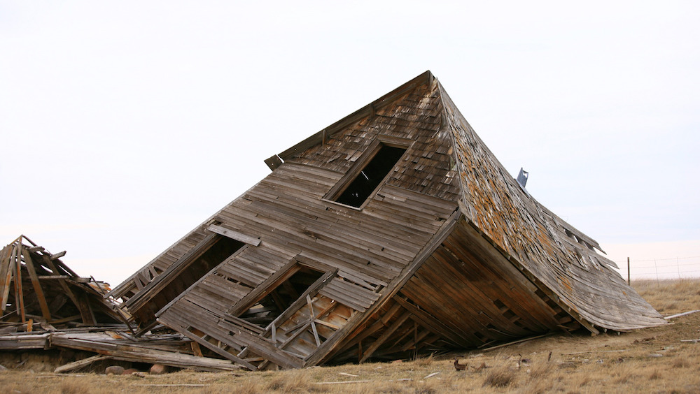 Collapsed House