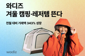 와디즈, 1월 겨울 레저 제품 전월비 거래액 343%↑