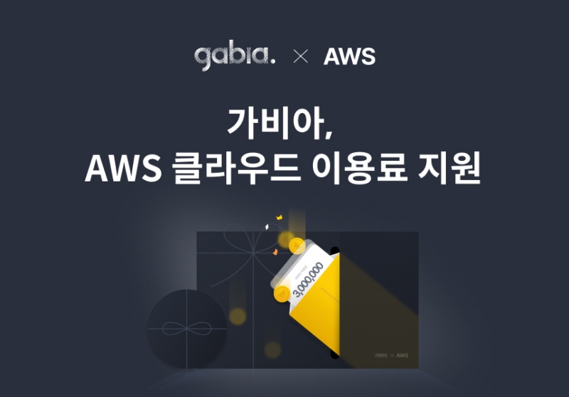 가비아, 신규 고객사에 AWS 클라우드 이용료 지원