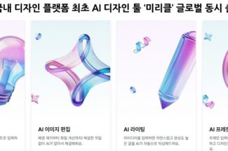 미리캔버스, AI 결합한 디자인 툴 ‘미리클’ 공개