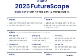소풍커넥트, 삼성물산 ‘2025 FutureScape’ 스타트업 참가팀 모집