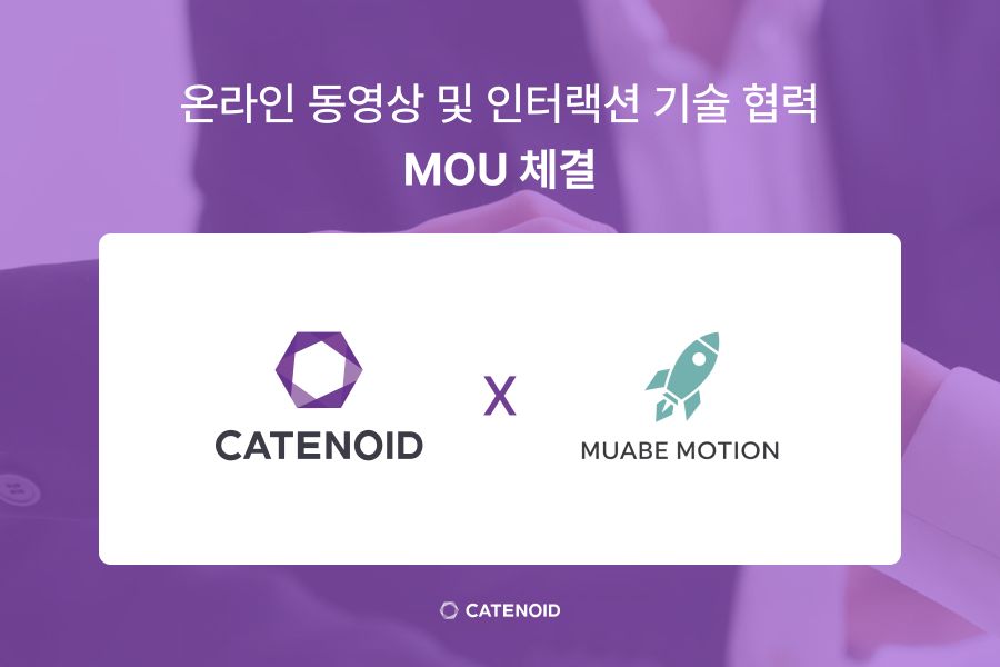 카테노이드, 무아베모션과 손잡고 동영상 상호작용 기술 강화