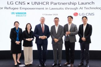 LG CNS, 유엔난민기구에 AI법률지원 서비스 기부