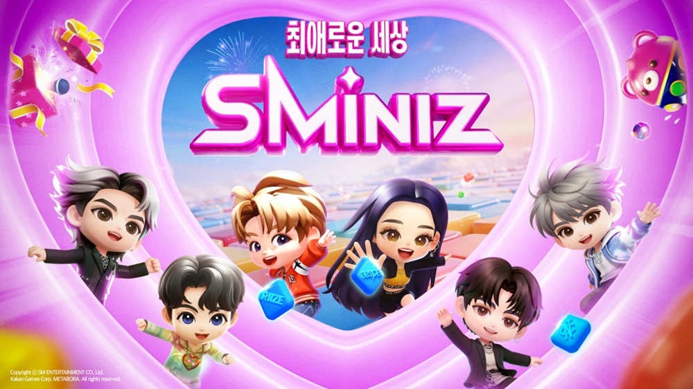 카카오게임즈, SM 아이돌 퍼즐 ‘슴미니즈’ 사전등록