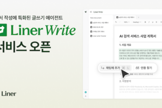 라이너, 직장인 비즈니스 문서 특화 AI ‘라이너 라이트’ 출시