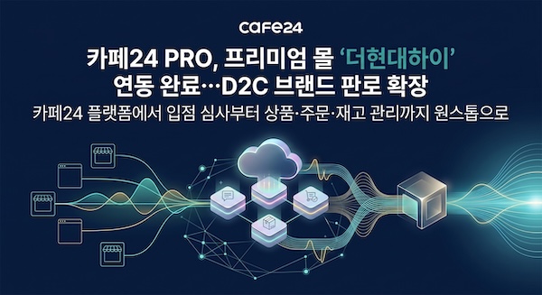 카페24, 현대백화점 ‘더현대하이’ 연동
