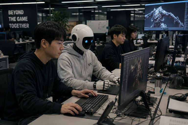 게임업계, 10곳 중 7곳은 AI 활용한다
