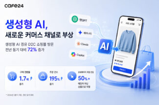 AI가 쇼핑몰로 이끈다…카페24 “AI 유입 72% 증가”
