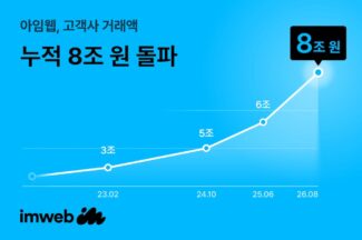 아임웹 “고객사 누적 거래액 8조원 돌파”