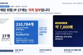 에버스핀, 금융·공공 등 7곳서 위협 IP 21만여개 탐지