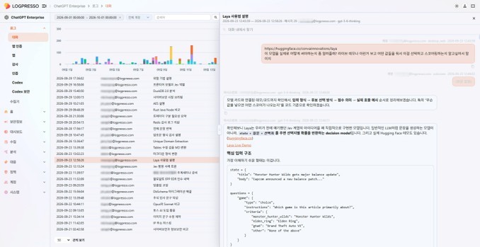 로그프레소, SIEM으로 챗GPT 사용 기록 분석하는 앱 출시